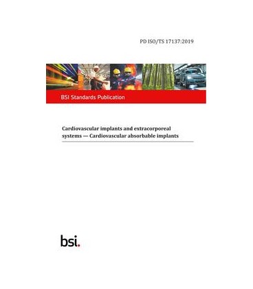 BS PD ISO/TS 17137:2019