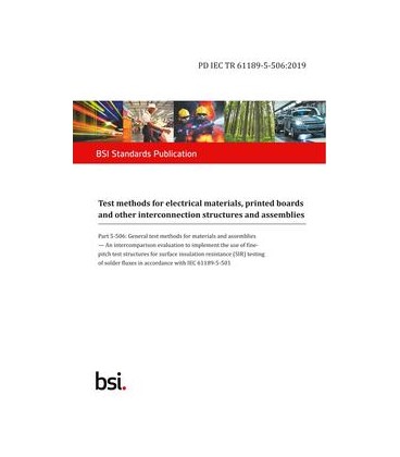 BS PD IEC TR 61189-5-506:2019