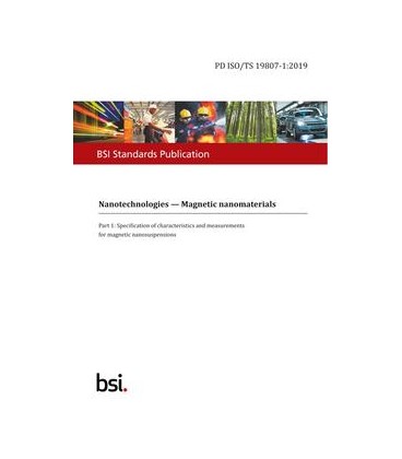 BS PD ISO/TS 19807-1:2019