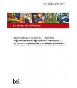BS PD ISO/TS 54001:2019
