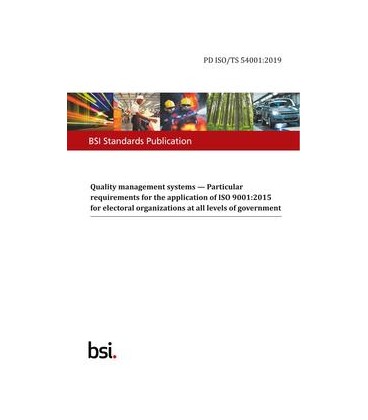 BS PD ISO/TS 54001:2019