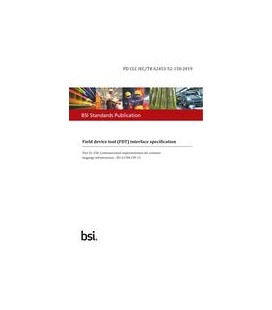 BS PD CLC IEC/TR 62453-52-150:2019