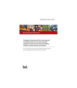 BS PD CEN/TR 13695-2:2019