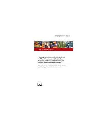 BS PD CEN/TR 13695-2:2019