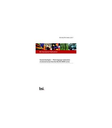BS PD ISO/TR 18401:2017
