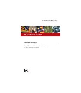 BS PD IEC TS 60904-1-2:2019