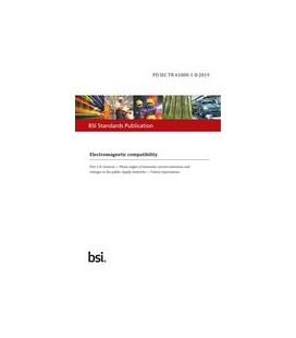 BS PD IEC TR 61000-1-8:2019