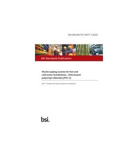 BS PD CEN ISO/TS 15877-7:2018