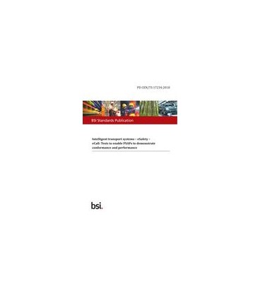 BS PD CEN/TS 17234:2018