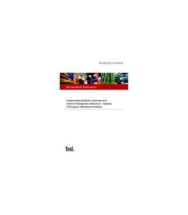 BS PD CEN/TS 17195:2018