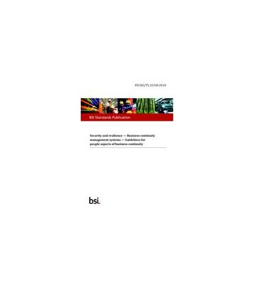 BS PD ISO/TS 22330:2018