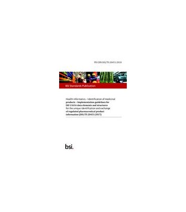 BS PD CEN ISO/TS 20451:2018