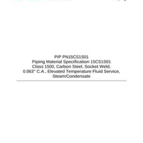 PIP PN15CS1S01
