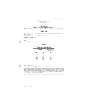 AS 1141.24-2013 AMDT 1                        [ Available Superseded ]