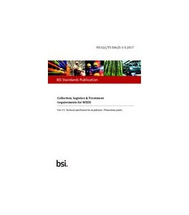 BS PD CLC/TS 50625-3-5:2017