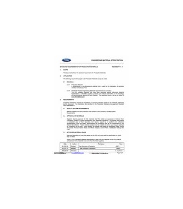 FORD WSS-M99P1111-A
