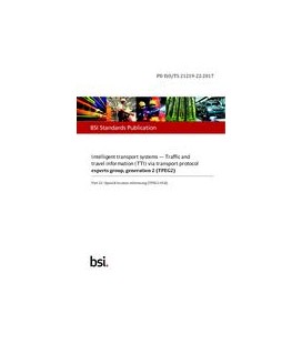 BS PD ISO/TS 21219-22:2017