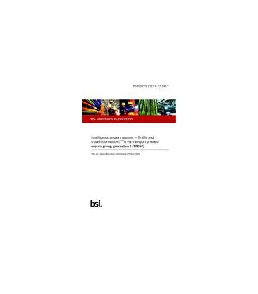 BS PD ISO/TS 21219-22:2017