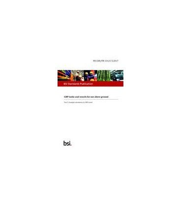 BS PD CEN/TR 13121-5:2017