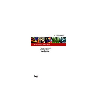 BS PD ISO/TS 30407:2017