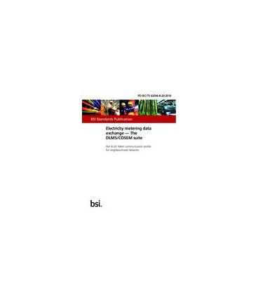 BS PD IEC/TS 62056-8-20:2016