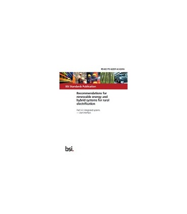 BS PD IEC/TS 62257-9-3:2016