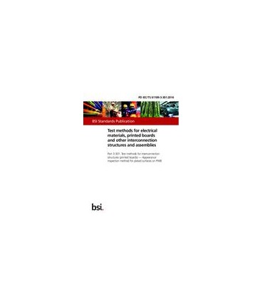 BS PD IEC/TS 61189-3-301:2016