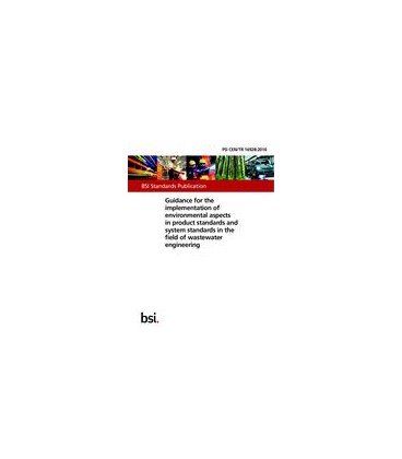 BS PD CEN/TR 16928:2016