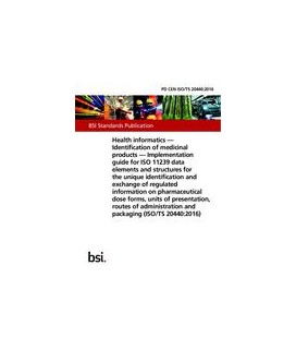 BS PD CEN ISO/TS 20440:2016