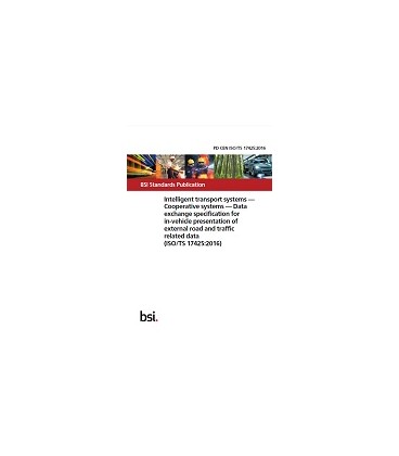 BS PD CEN ISO/TS 17425:2016