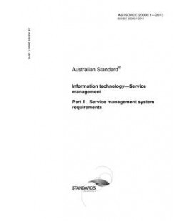AS ISO IEC 20000.1-2013                        [ Superseded ]