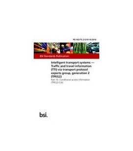 BS PD ISO/TS 21219-10:2016