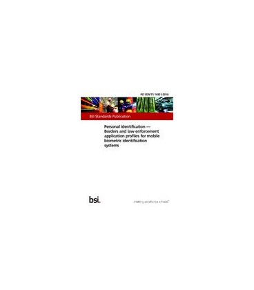 BS PD CEN/TS 16921:2016