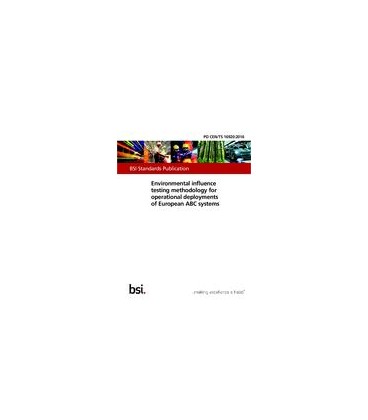 BS PD CEN/TS 16920:2016