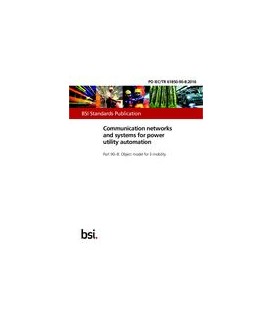 BS PD IEC/TR 61850-90-8:2016