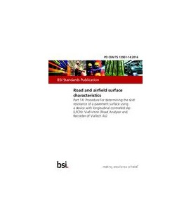 BS PD CEN/TS 15901-14:2016