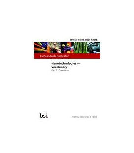 BS PD CEN ISO/TS 80004-1:2015