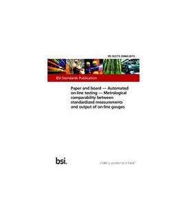 BS PD ISO/TS 20460:2015