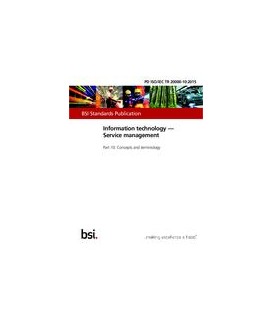 BS PD ISO/IEC TR 20000-10:2015