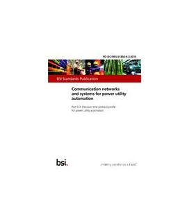 BS PD IEC/PAS 61850-9-3:2015