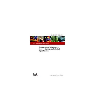 BS PD ISO/IEC TS 18822:2015