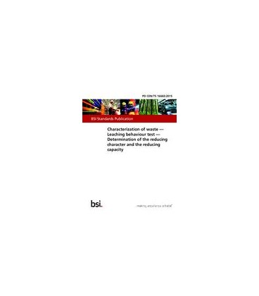 BS PD CEN/TS 16660:2015