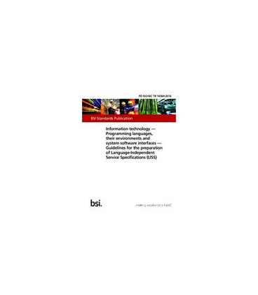 BS PD ISO/IEC TR 14369:2014