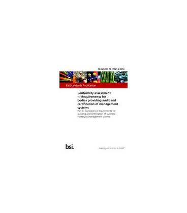 BS PD ISO/IEC TS 17021-6:2014