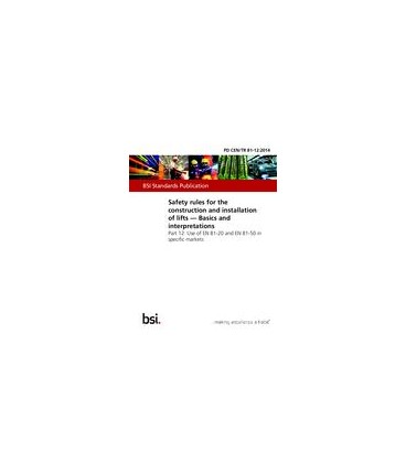 BS PD CEN/TR 81-12:2014