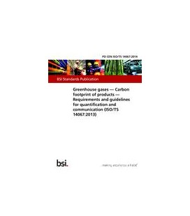 BS PD CEN ISO/TS 14067:2014