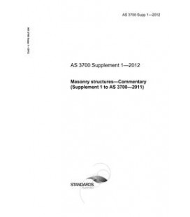 AS 3700 Supp 1-2012                        [ Superseded ]