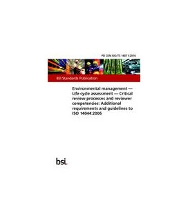 BS PD CEN ISO/TS 14071:2016