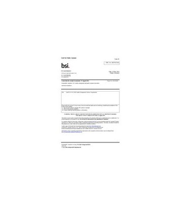 BS ISO/DIS 9001:2014