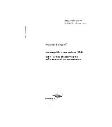AS IEC 62040.3-2012